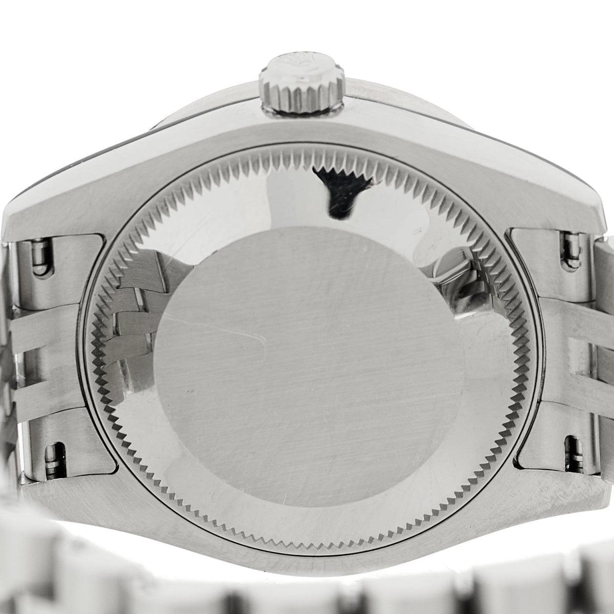 Rolex Stainless Steel 18K White Gold Diamond 31mm Datejust Watch 278384RBR