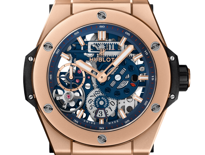 HB Big Bang Meca-10 King Gold Blue 45mm, Ref# 414.OI.5123.RX