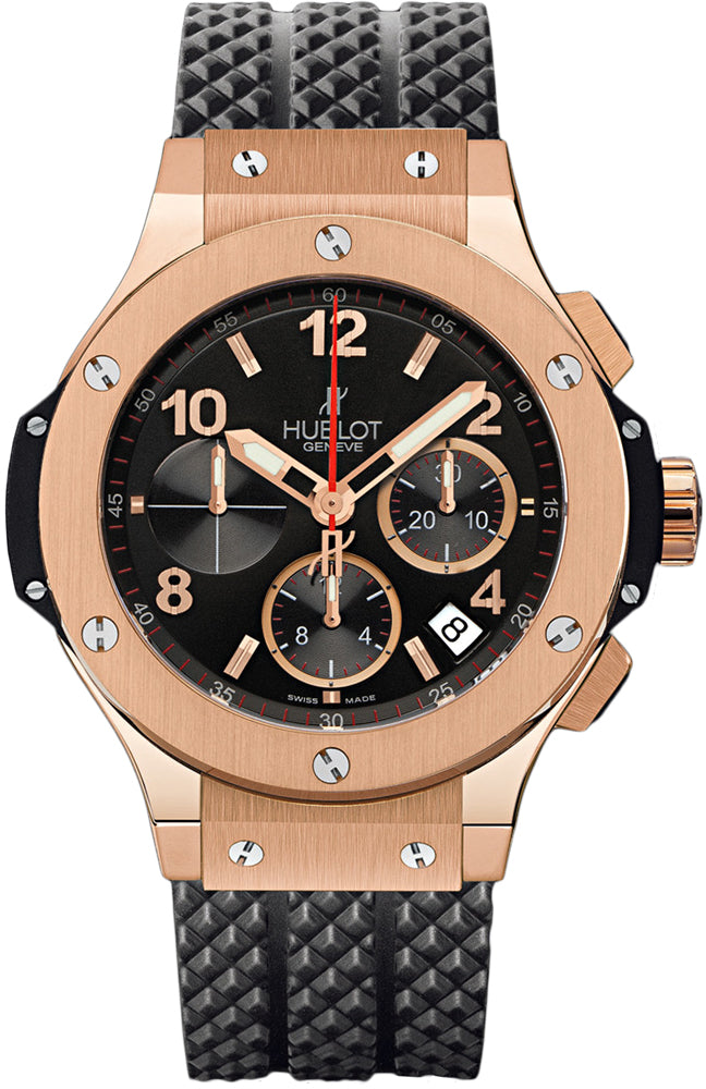 HB Big Bang, Original Gold Chronograph, 18k Rose Gold, 44 mm, Ref# 301.PX.130.RX