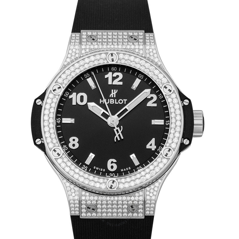 HB Big Bang, Steel Pave, 38 mm, Ref# 361.SX.1270.RX.1704