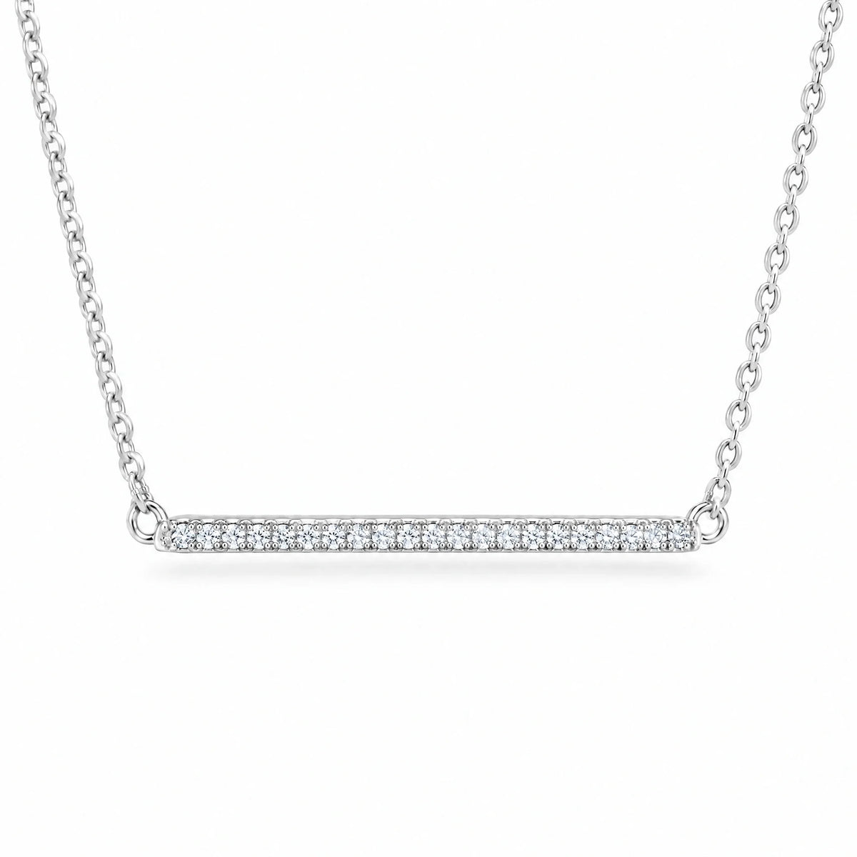 Linea 18K Gold Plated 925 Sterling Silver Cubic Zirconia Necklace
