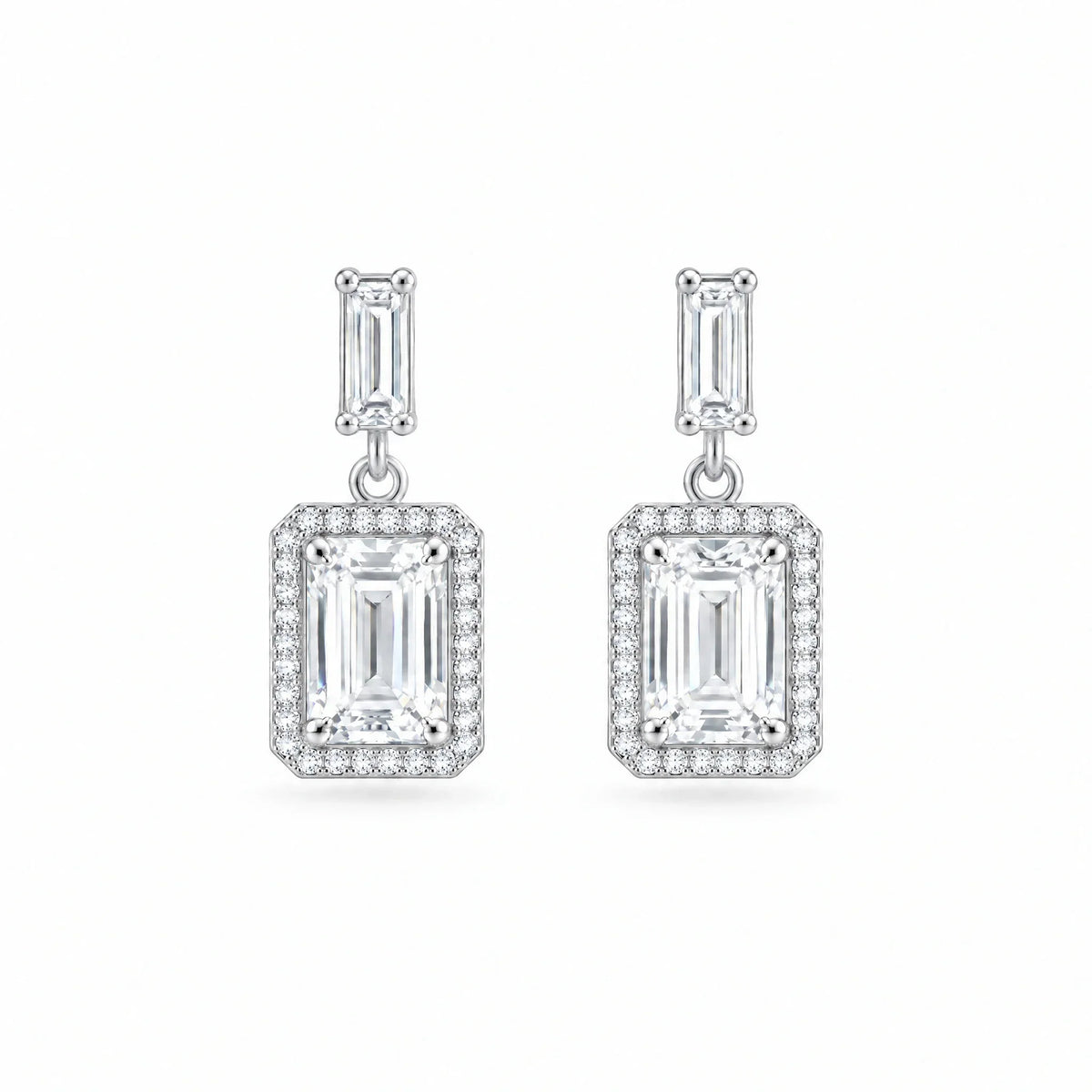 Octavia 18K Gold Plated 925 Sterling Silver Cubic Zirconia Earrings