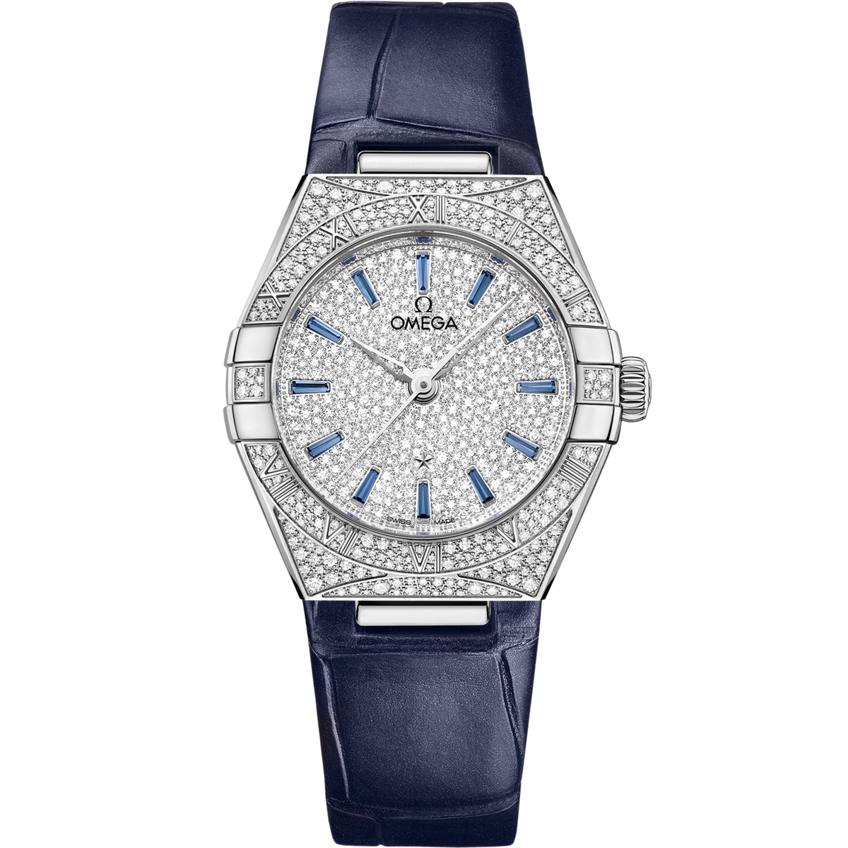 Omega Constellation 29 mm Canopus Gold White Dial Strap 131.58.29.20.99.003