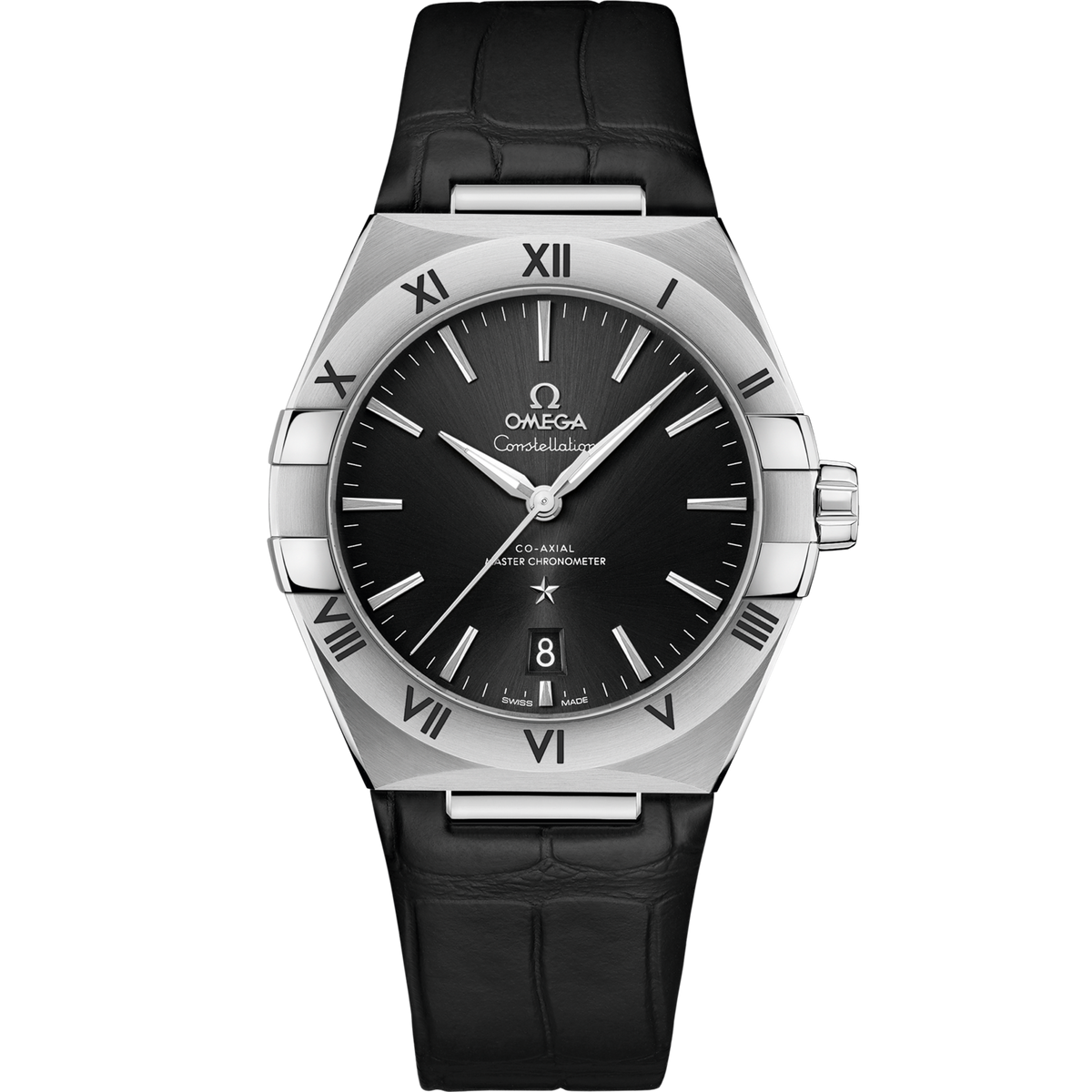 Omega Constellation 39 mm Steel Black Dial Strap 131.13.39.20.01.001