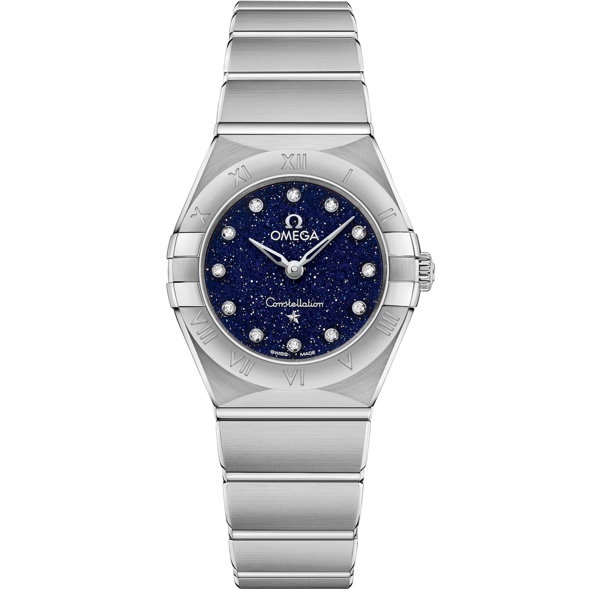 Omega Constellation 25 mm Steel Blue Dial Bracelet 131.10.25.60.53.001