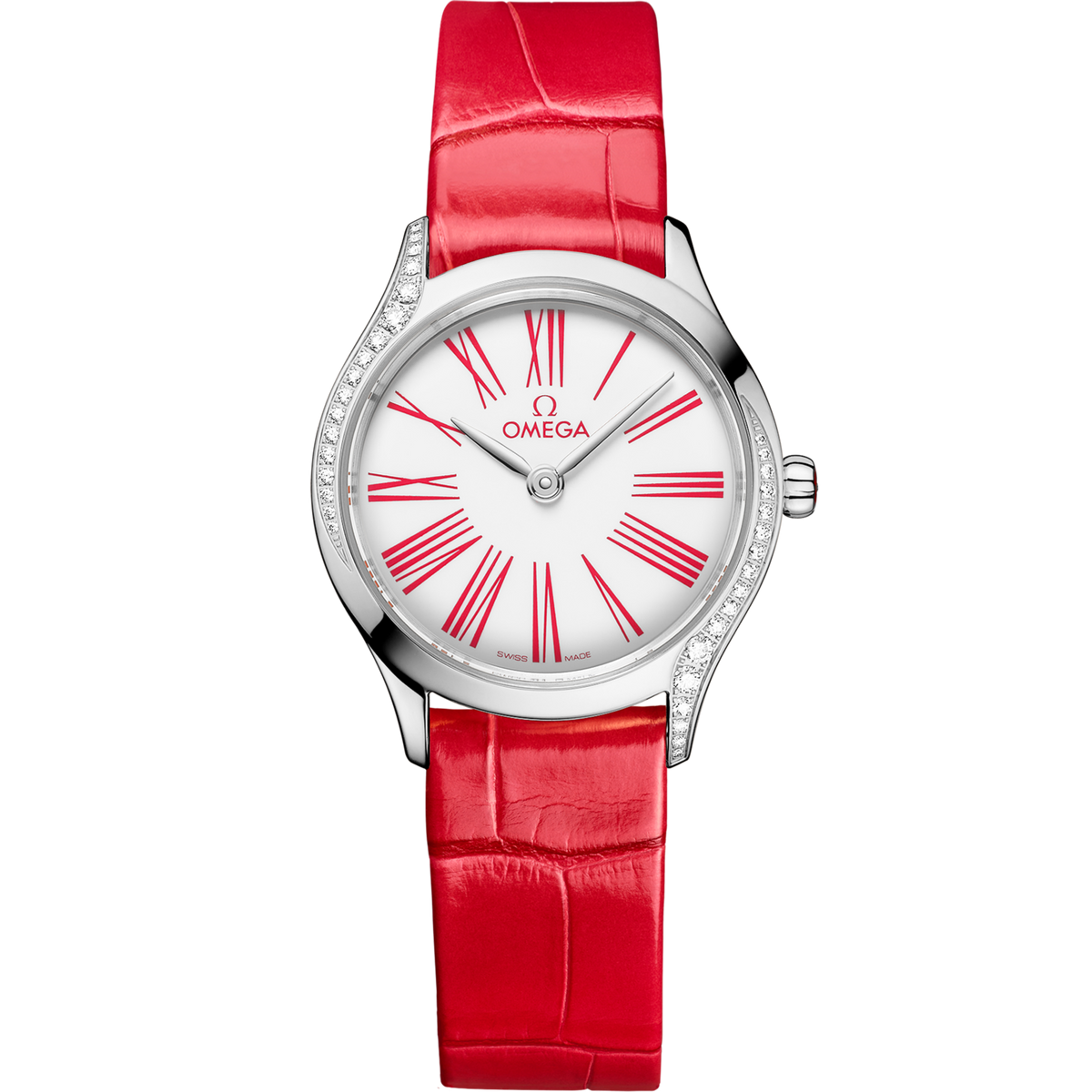Omega De Ville Mini Trésor 26 mm Stainless Steel White Dial Strap 428.18.26.60.04.003