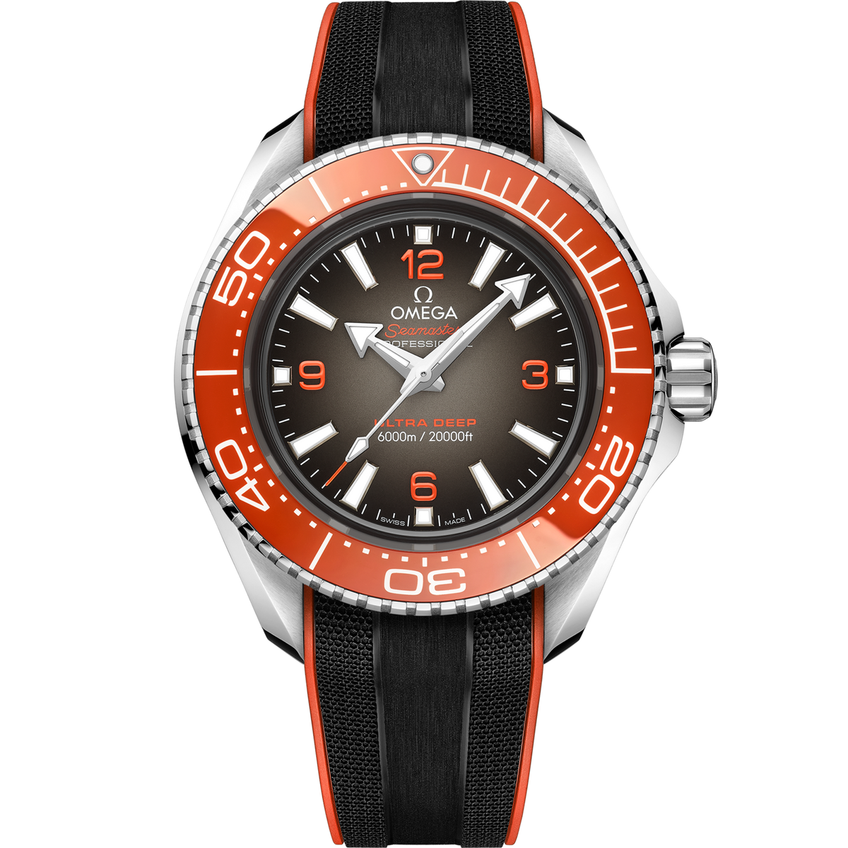Omega Seamaster Planet Ocean 6000M 45.5 mm O‑MEGASTEEL Grey Dial Strap 215.32.46.21.06.001