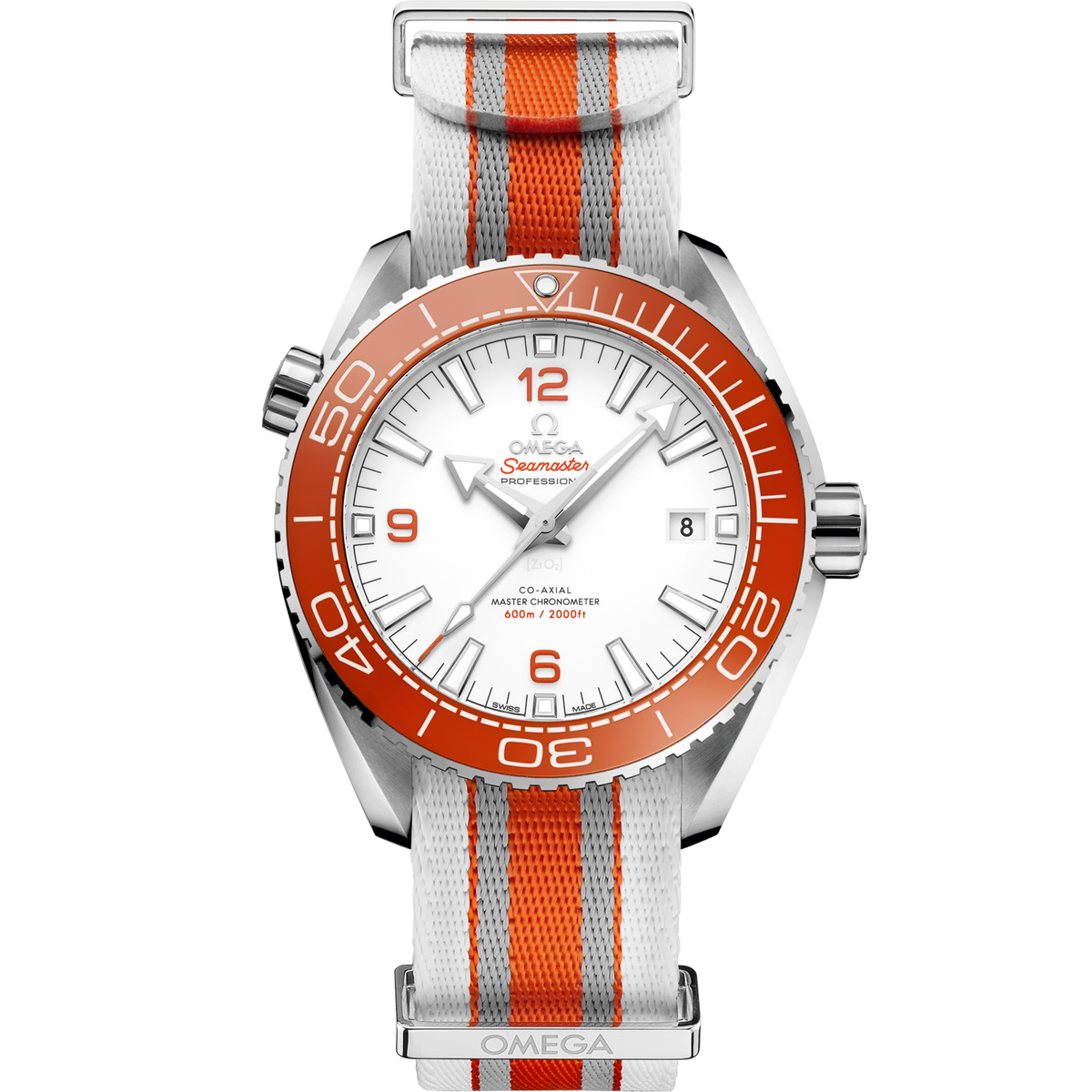 Omega Seamaster Planet Ocean 600M 43.5 mm Stainless Steel White Dial Strap 215.32.44.21.04.001