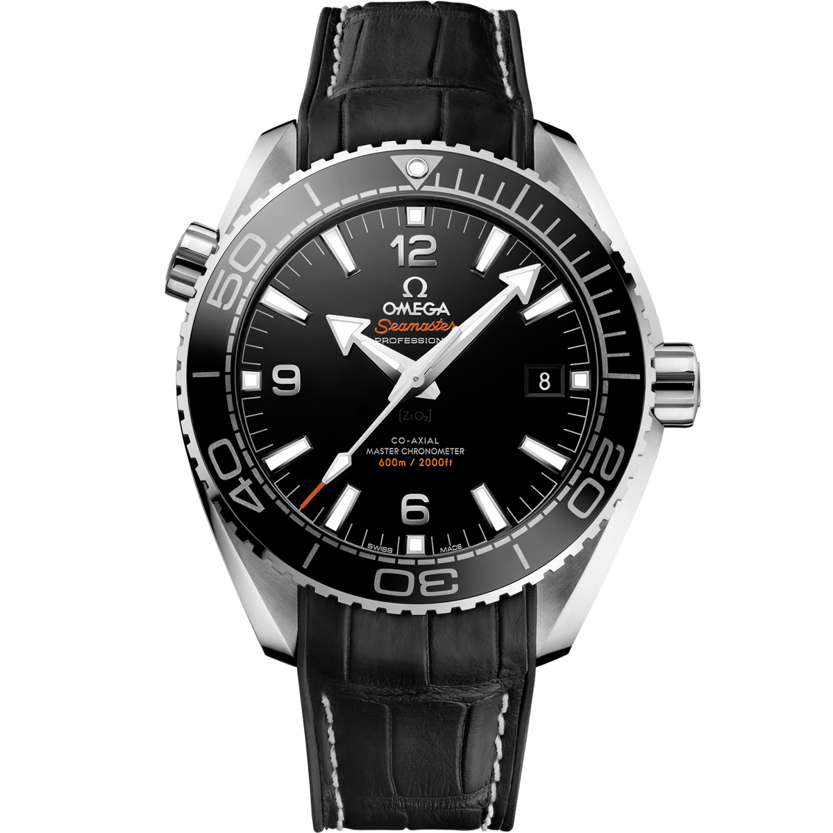 Omega Seamaster Planet Ocean 43.5 mm Stainless Steel Black Dial Strap 215.33.44.21.01.001