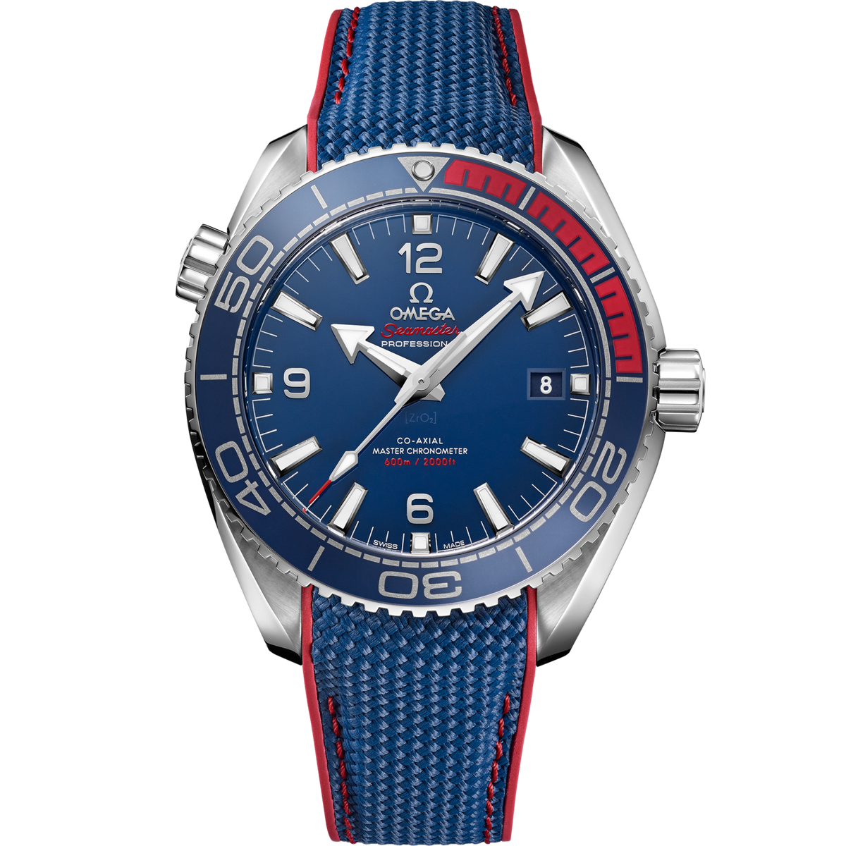 Omega Seamaster Planet Ocean 43.5 mm Steel Blue Dial Strap 522.32.44.21.03.001