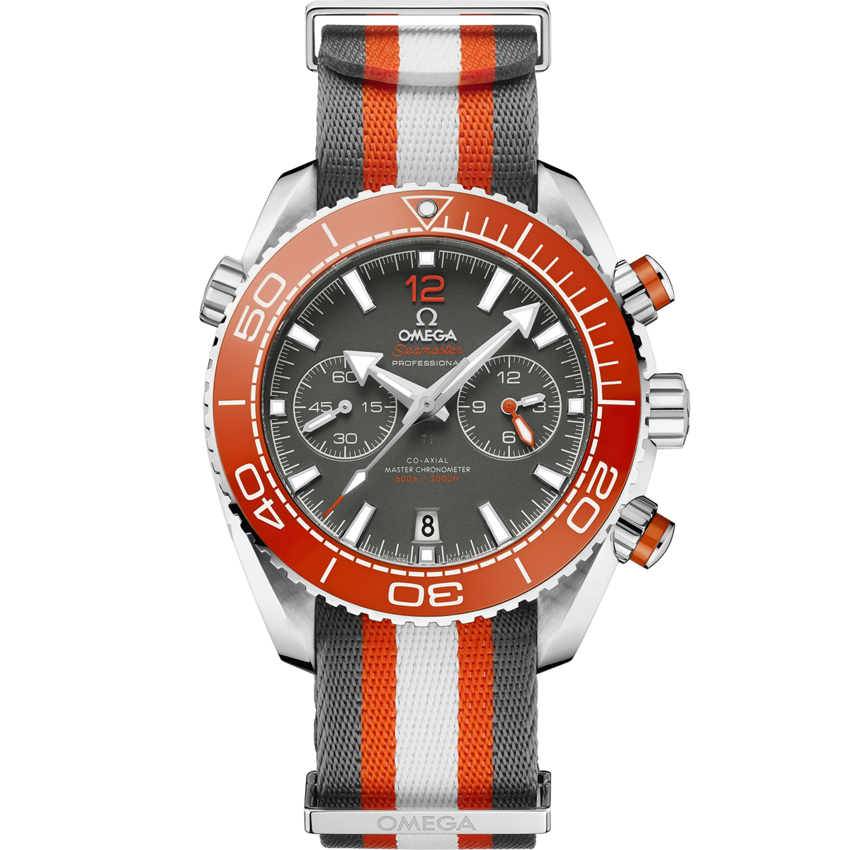 Omega Seamaster Planet Ocean 45.5 mm Steel Grey Dial Strap 215.32.46.51.99.001