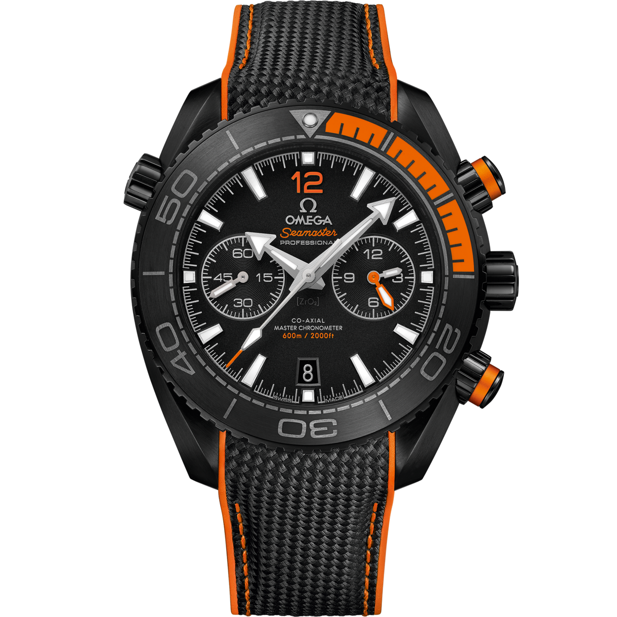 Omega Seamaster Planet Ocean 45.5 mm Black Ceramic Black Dial Strap 215.92.46.51.01.001