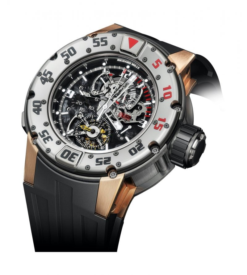 RM 025 Manual Winding Tourbillon Chronograph Diver's watch