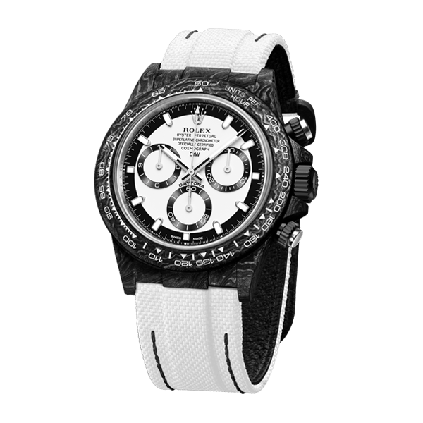 DW Daytona carbon cream v2 40mm oyster black