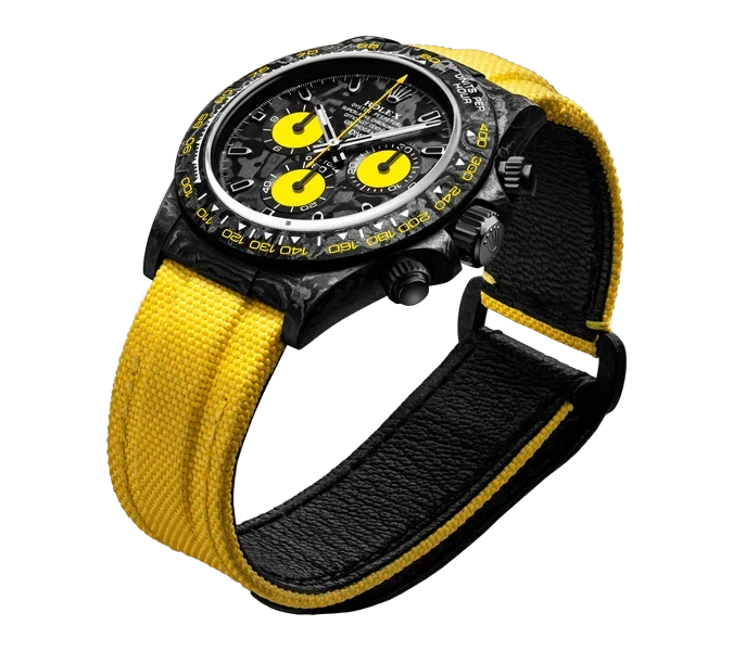 DW Daytona carbon lemon edition 40mm oyster black