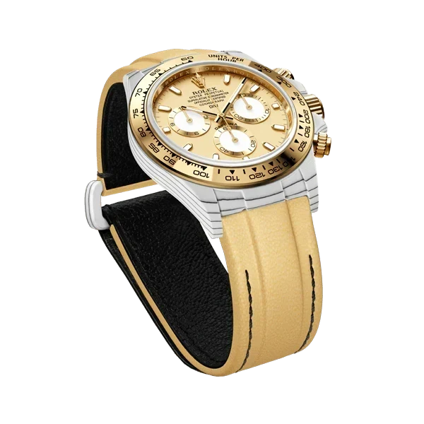 DW Daytona quartz fiber golden essence 40mm oyster black