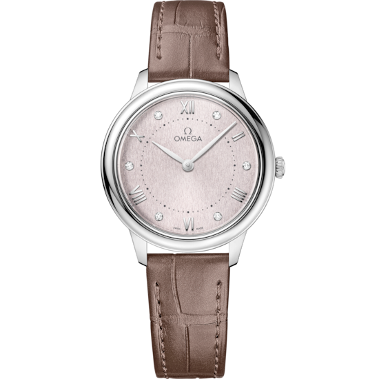 Omega De Ville Prestige 30 mm Steel Silver Dial Strap 434.13.30.60.52.001