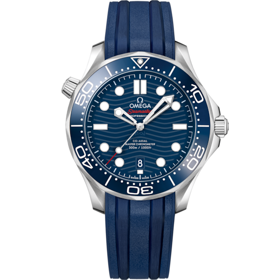 Omega Seamaster Diver 300M 42 mm Steel Blue Dial Strap 210.32.42.20.03.001