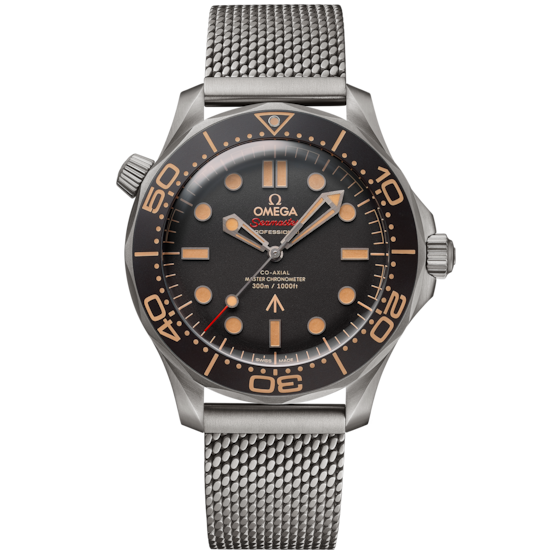 Omega Seamaster Diver 300M 42 mm Titanium Brown Dial Bracelet 210.90.42.20.01.001