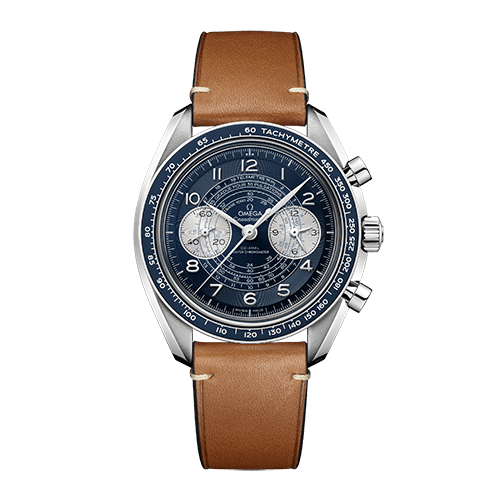 Omega Speedmaster Chronoscope Steel Blue Dial Strap 329.32.43.51.03.001