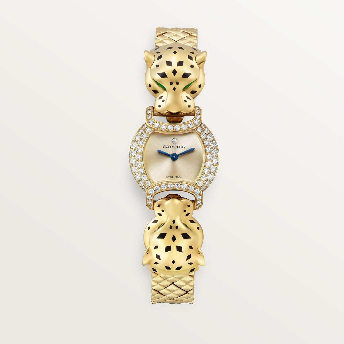 Cartier Panthère 22.2 mm Yellow Gold Golden Dial Bracelet HPI01441