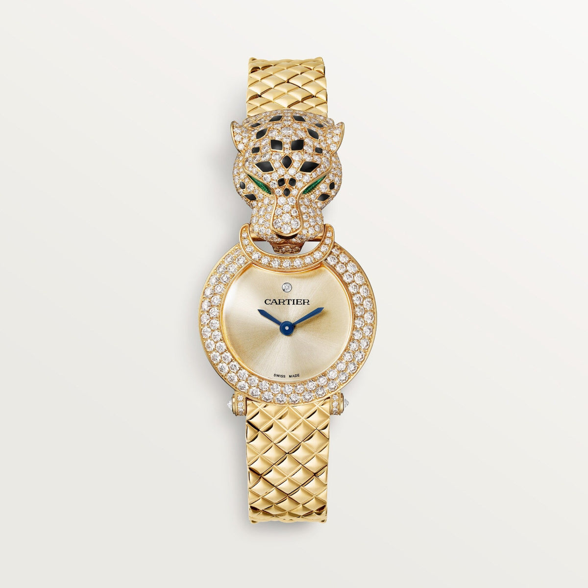 Cartier Panthère 23.6 mm Yellow Gold Golden Dial Bracelet HPI01509
