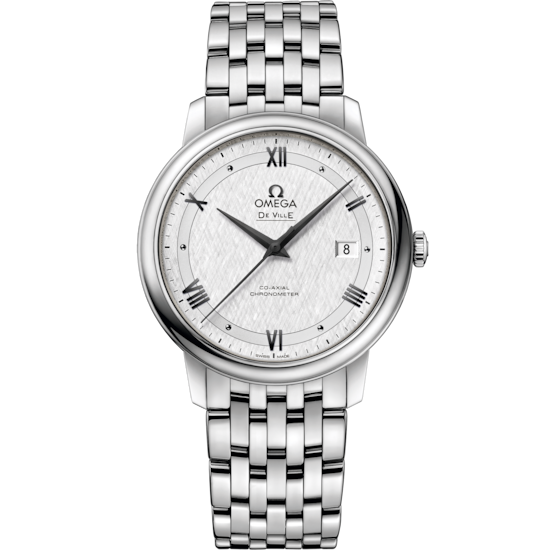 Omega De Ville Prestige 39.5 mm Steel Silver Dial Bracelet 424.10.40.20.02.005