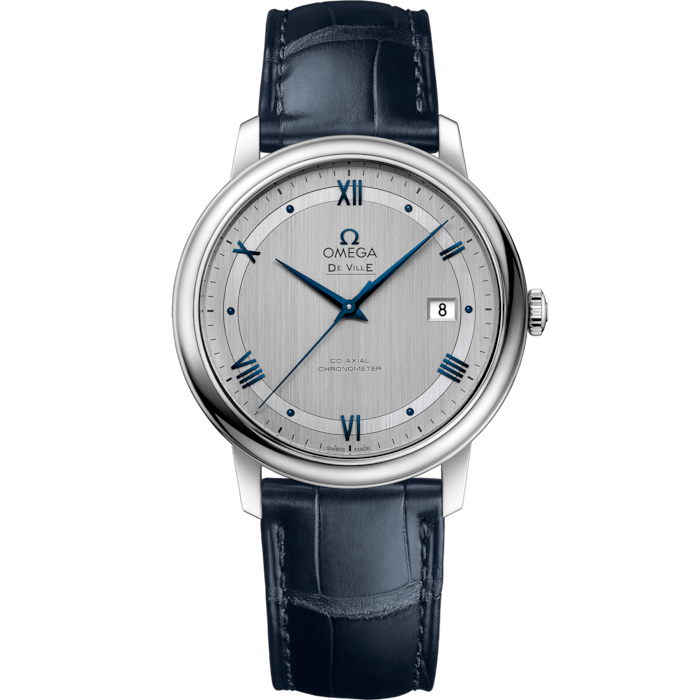 Omega De Ville Prestige 39.5 mm Steel Silver Dial Strap 424.13.40.20.02.003