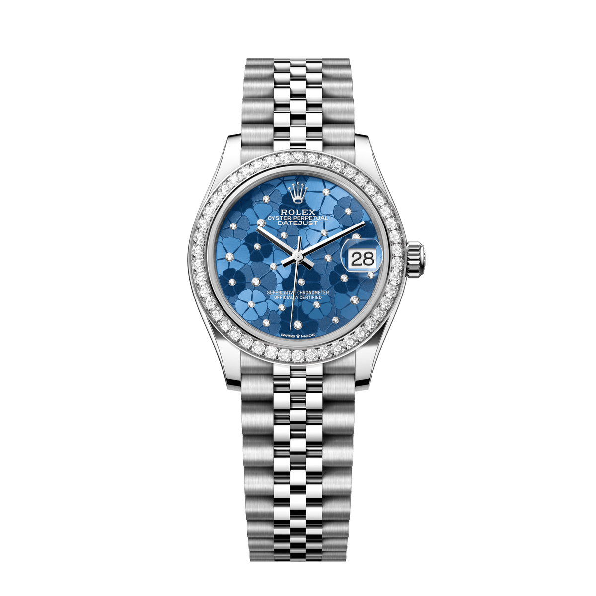 Rolex Datejust 31 mm Steel White Gold Blue Dial Jubilee 278384rbr-0040