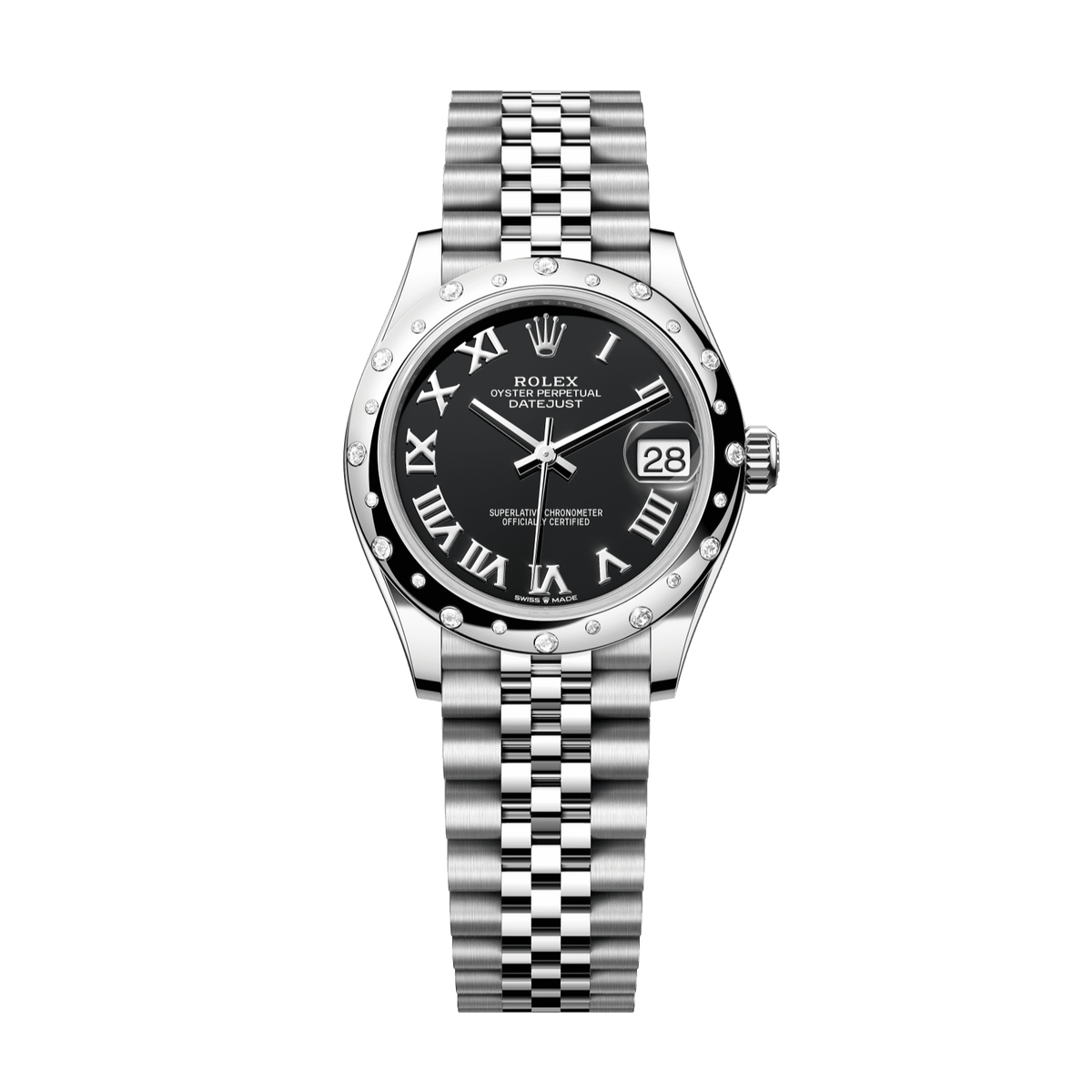Rolex Datejust 31 mm Oystersteel White Gold Diamond Dial Jubilee Bracelet 278344rbr-0002