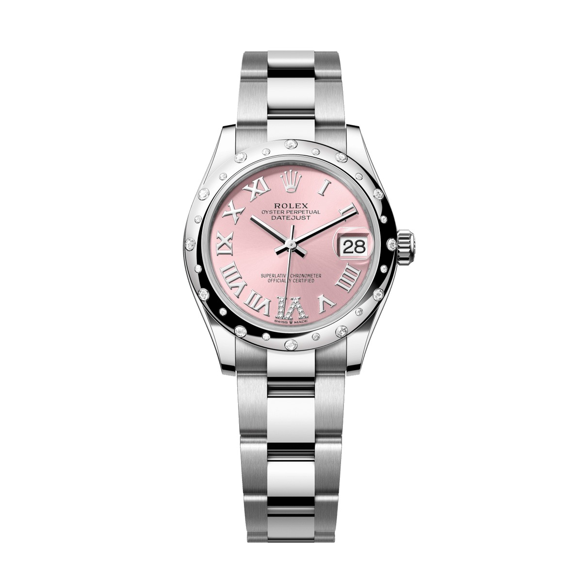 Rolex Datejust 31 mm White Gold Pink Diamond Oyster 278344RBR-0025