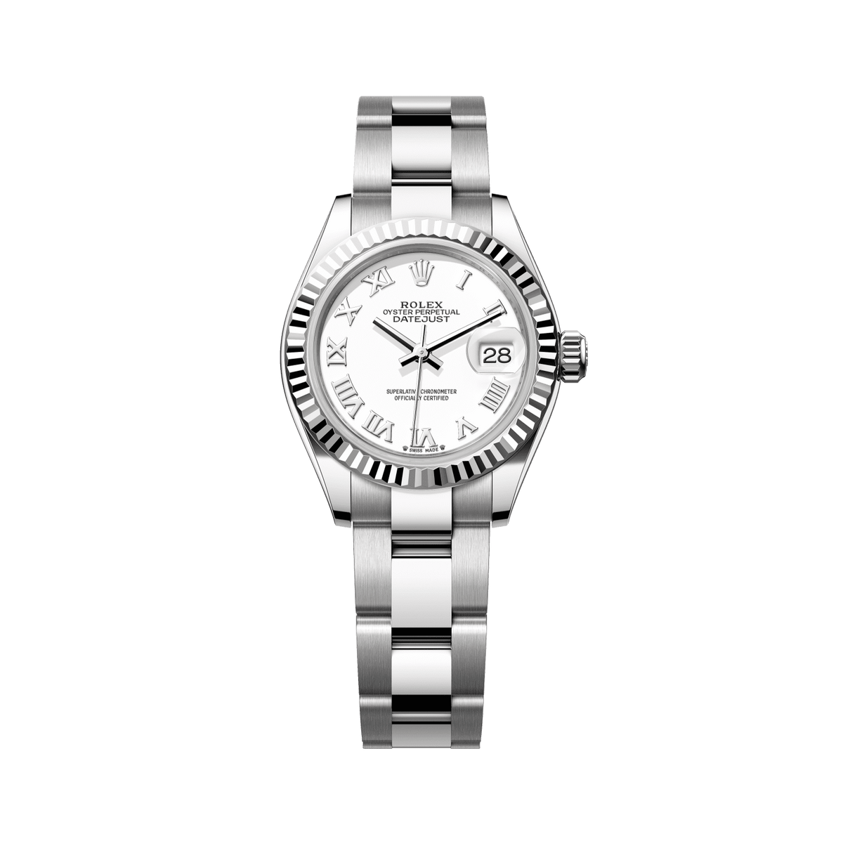 Rolex Lady-Datejust 28 mm White Oystersteel White Gold Oyster 279174-0020