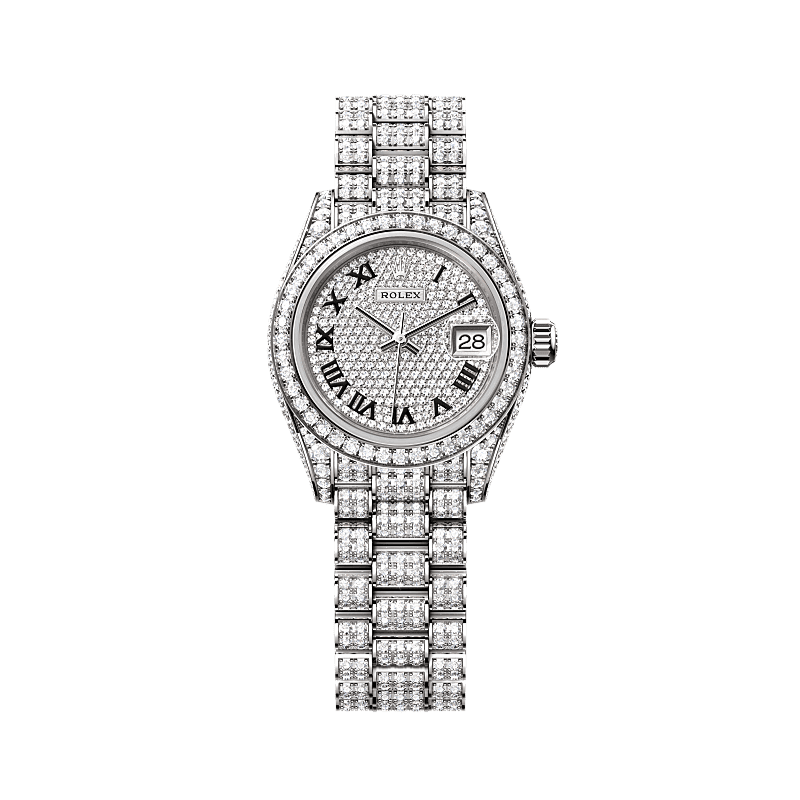 Rolex Oyster 28 mm Yellow Gold Diamond Dial Bracelet 279459RBR-0001