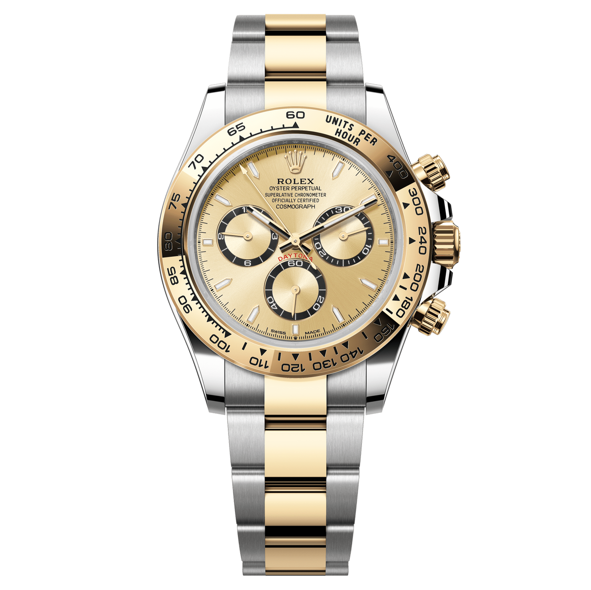 Rolex Oyster 40 mm Golden and Black Yellow Rolesor 126503-0004