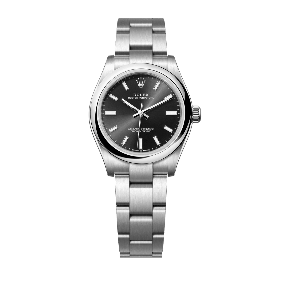 Rolex Oyster Perpetual 31 mm Bright Black Oystersteel Oyster 277200-0002