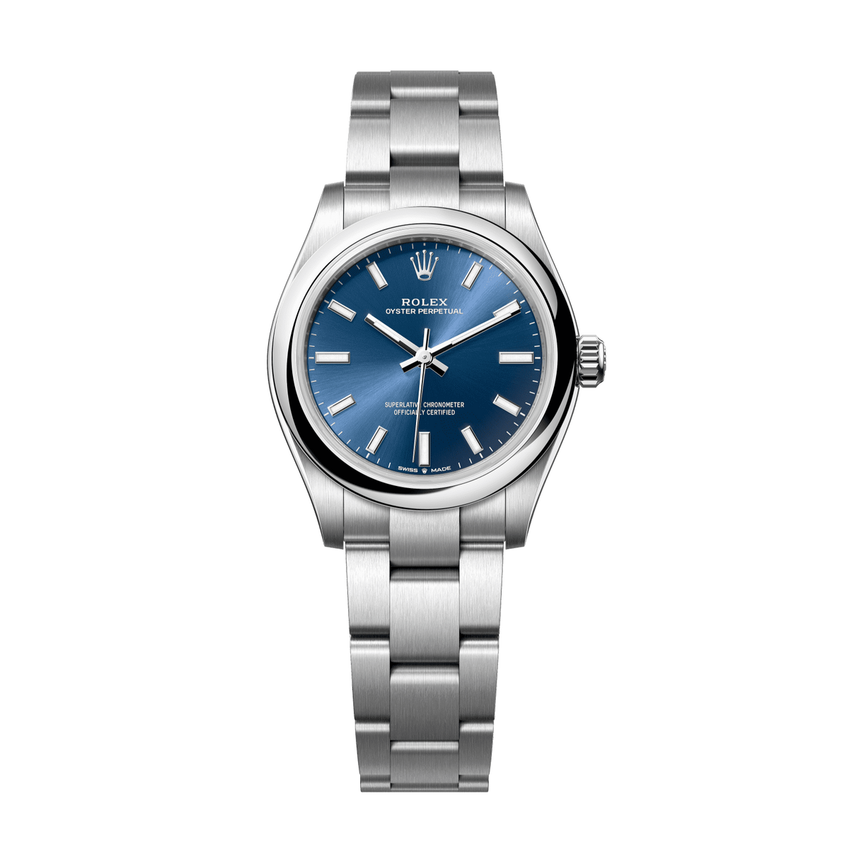 Rolex Oyster Perpetual 31 mm Bright Blue Oystersteel Oyster 277200-0003