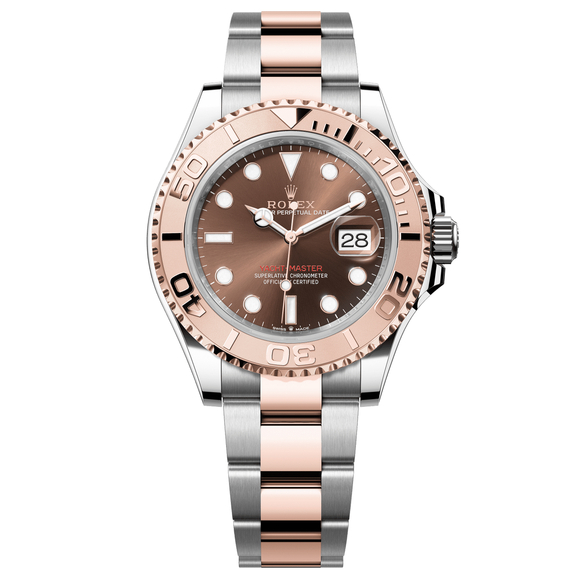 Rolex Yacht-Master 40 mm Chocolate Oystersteel Everose Gold Oyster 126621-0001