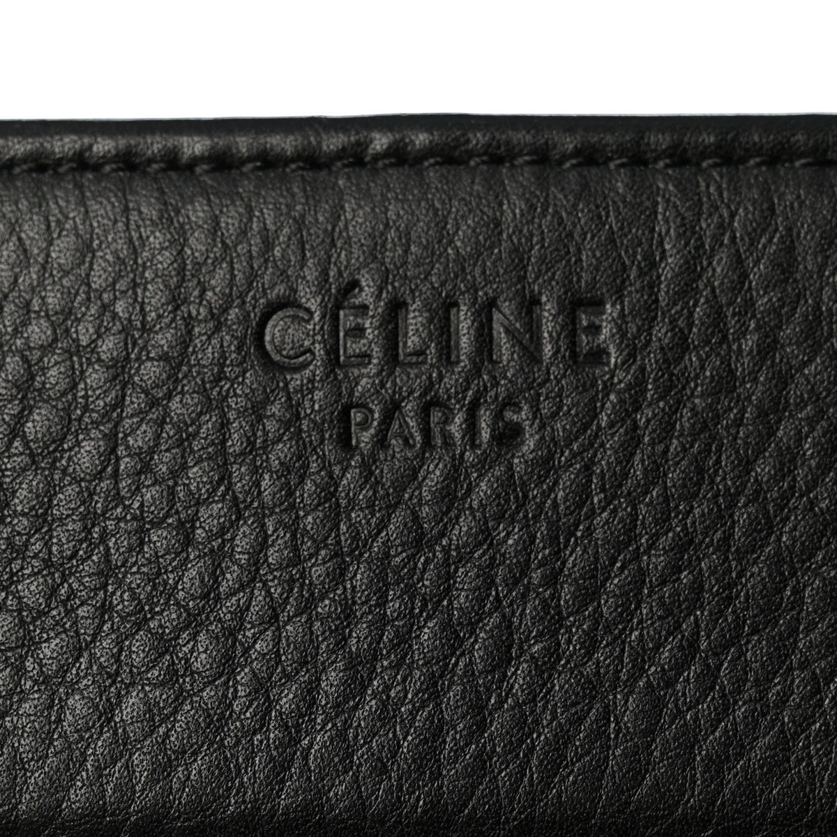 Celine Supple Calfskin Medium Phantom Luggage Black