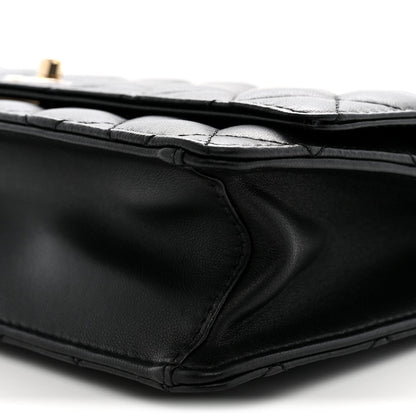 Chanel Lambskin Quilted Fantasy Pearl Flap Black