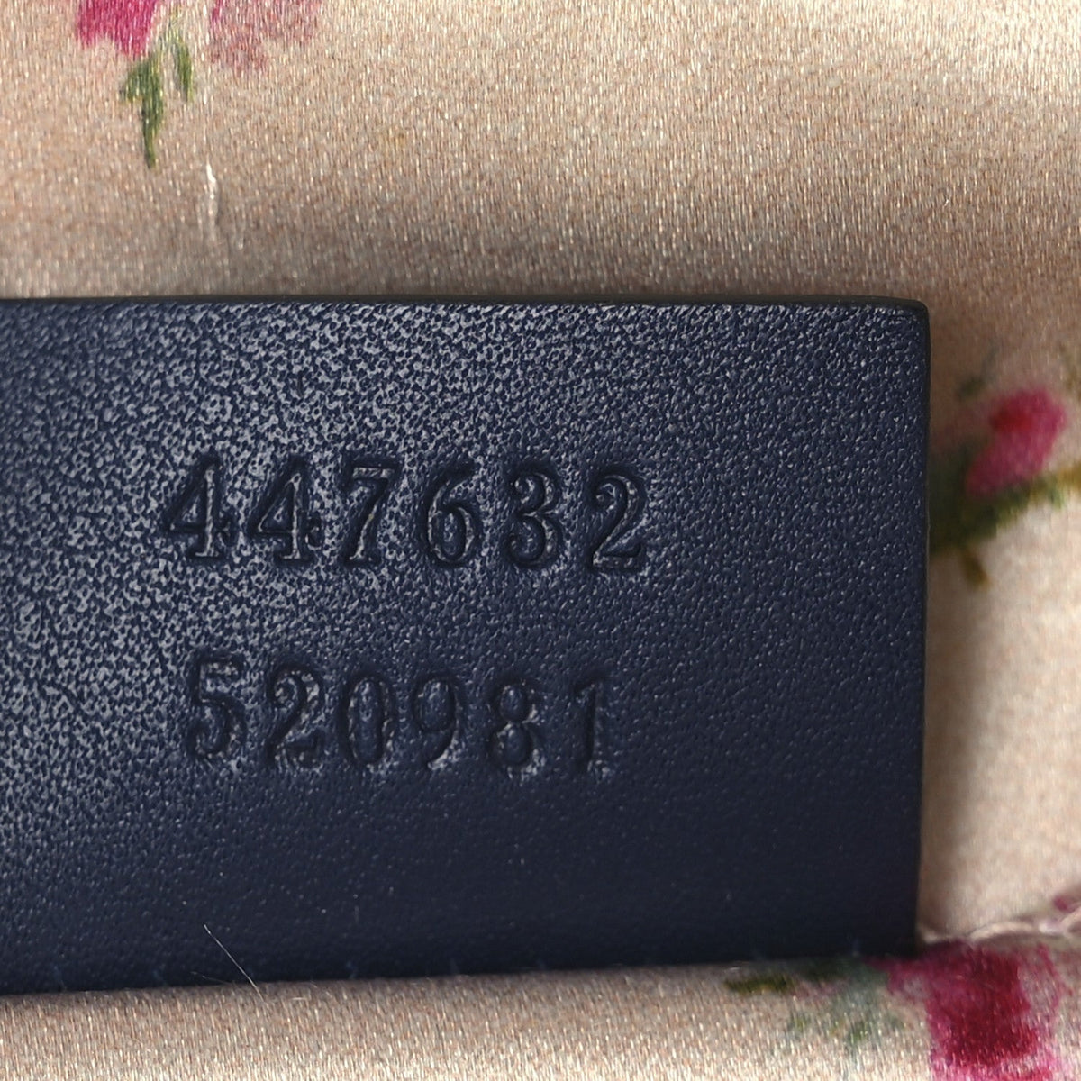 Gucci Denim Matelasse Small Pearly GG Marmont Chain Shoulder Bag Blue