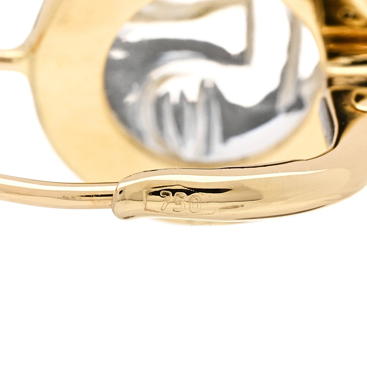 Temple St. Clair 18K Yellow Gold Diamond Small Moonface Earrings