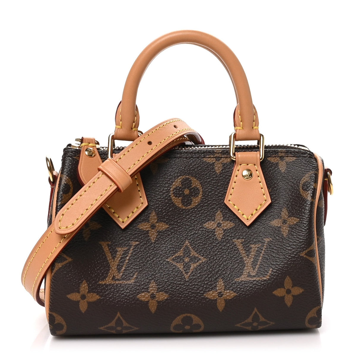 Louis Vuitton Monogram Nano Speedy Bandouliere