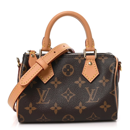 Louis Vuitton Monogram Nano Speedy Bandouliere