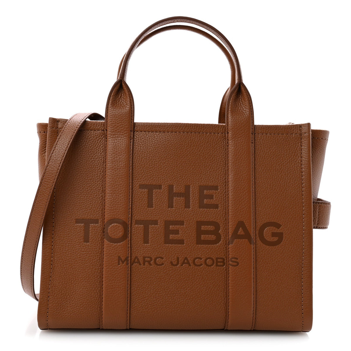 Marc Jacobs Grained Calfskin Medium The Tote Bag Argan Oil