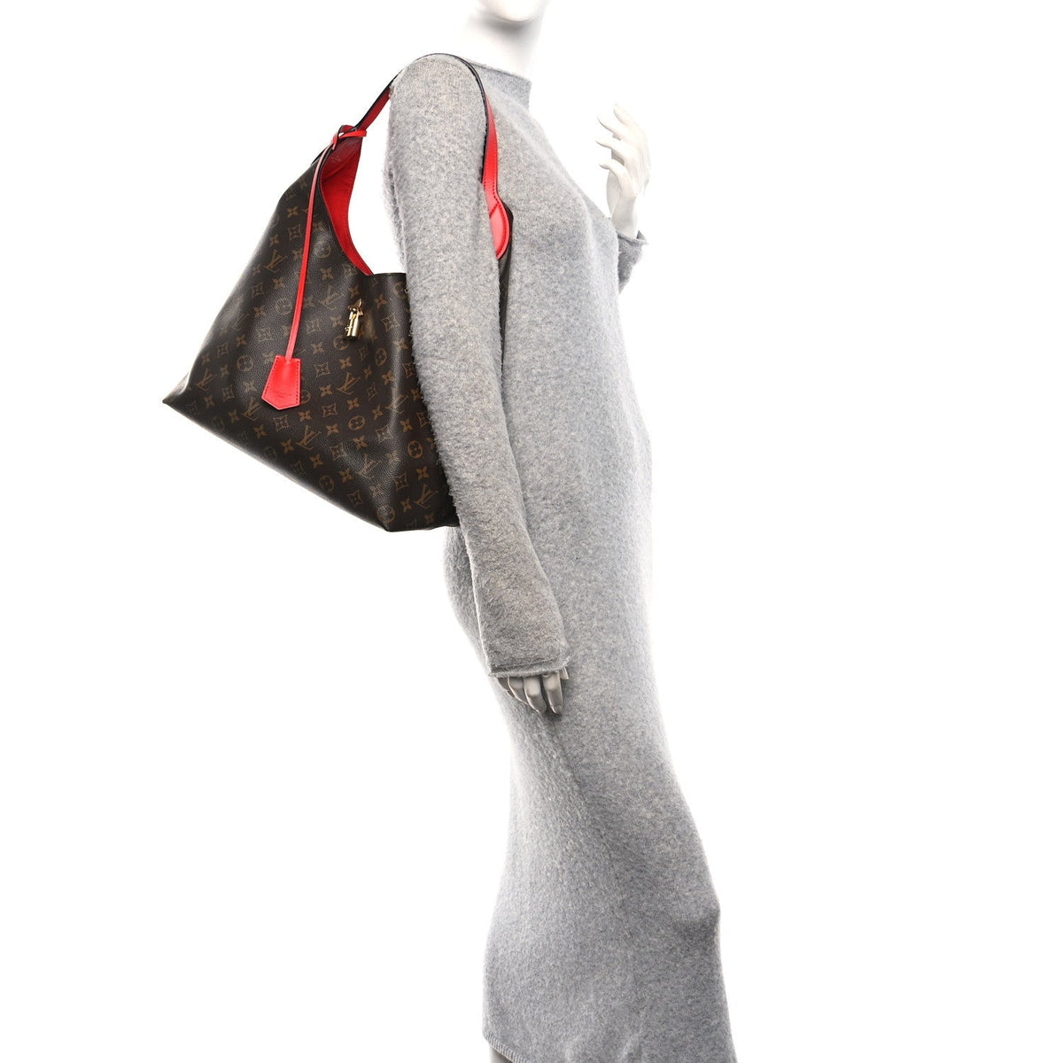Louis Vuitton Monogram Flower Hobo Coquelicot 1882329