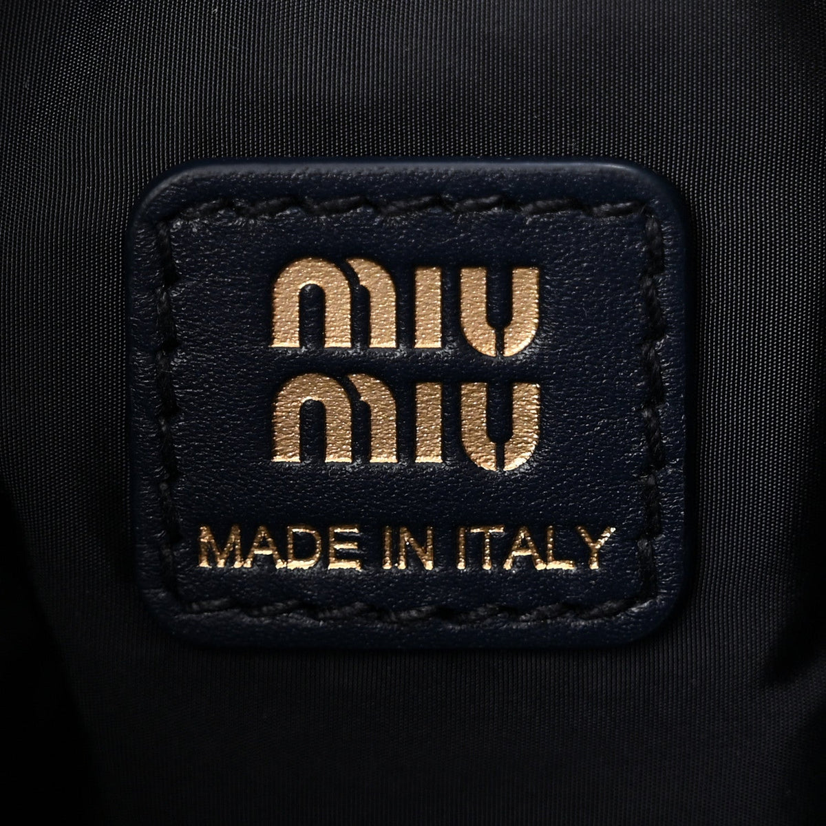 Miu Miu Canvas Gabardine Pouch Bucket Bag Indaco Amaranto