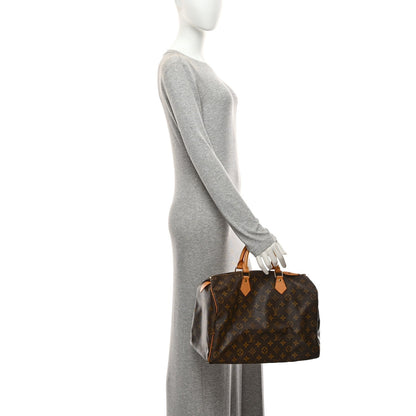 Louis Vuitton Monogram Speedy 35 Brown