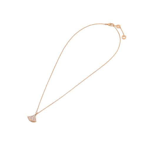 18K Gold Diamond BVLGARI Divas' Dream Necklace