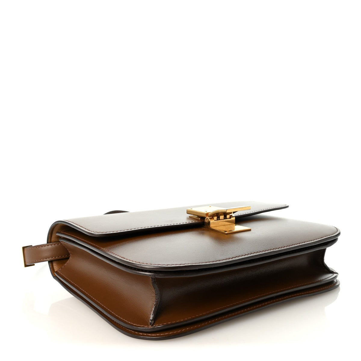 Celine Box Calfskin Medium Classic Box Flap Bag Camel 1985547