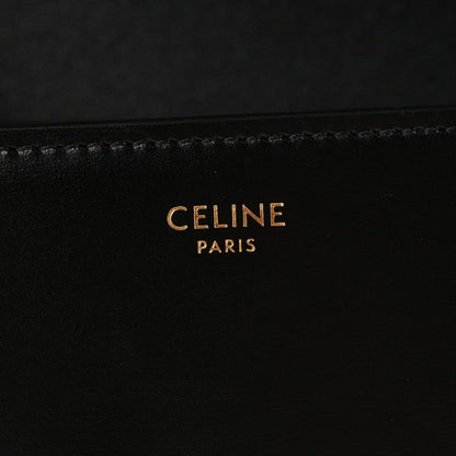 Celine Shiny Calfskin Teen Triomphe Black
